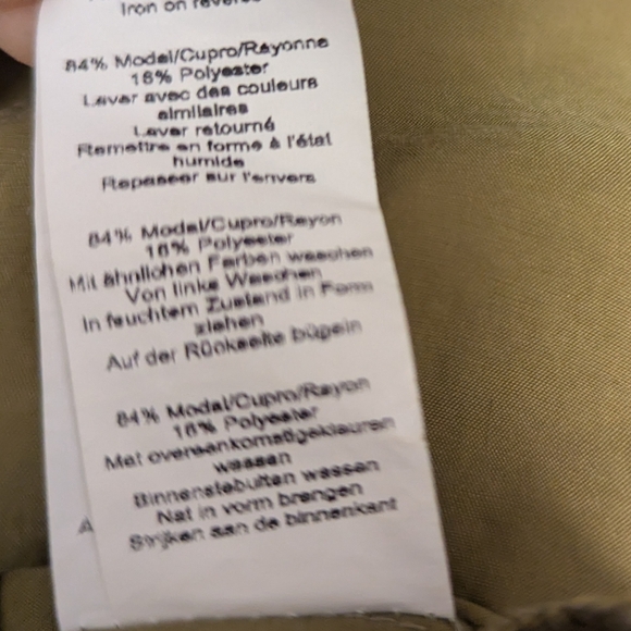 NASTY GAL V-Neck Wide Leg Jumpsuit Size 2 Olive Green - Picture 9 of 9